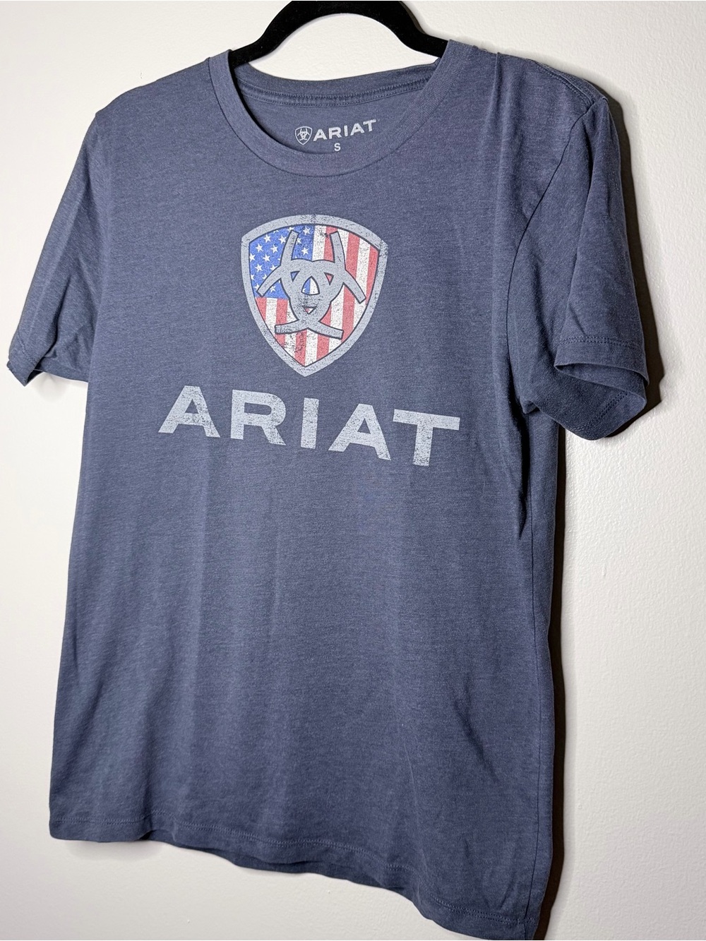 Ariat Navy Graphic Logo Short Sleeve Tee